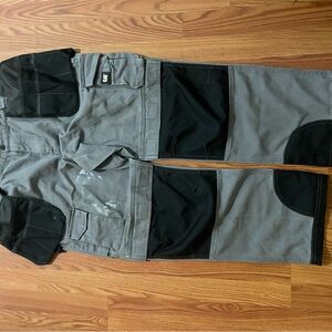 Men's Gray and Black Work Pants